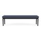 Lesro Lenox Steel 3 Seat Bench, Denim (Blue) Seat, Denim Back, 67 W 21 L 18.5 H, Linette Vinyl Seat LS3001 - alternate 1